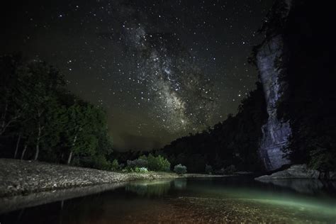 Standing In The Buffalo Riverarkansas Photographing The Milky Way