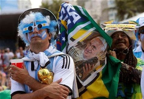 latin american fans cheering for each other at world cup but gloves come off in the next round