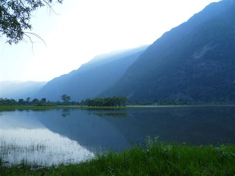 Lake Near Hills During Daytime Hd Wallpaper Wallpaper Flare