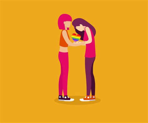 70 Lesbian Kissing Backgrounds Illustrations Royalty Free Vector