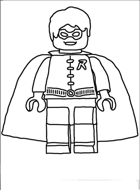 Lego robin coloring page free printable coloring pages. LEGO coloring pages with characters: Chima, Ninjago, City ...