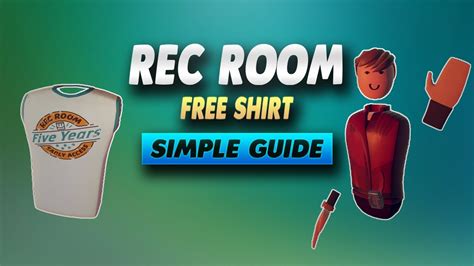 Rec Room Free Shirt Simple Guide Youtube