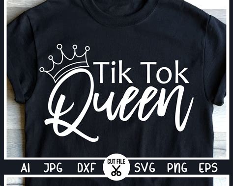 Tiktok Svg Tiktok Queen Svg Tik Tok Queen Svg Queen Svg Etsy Tok Hot Sex Picture