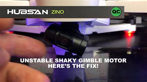 This is the second time i have saved my gimbal after a crash. HUBSAN ZINO -SHAKY GIMBAL MOTOR - HERE'S THE FIX! - YouTube