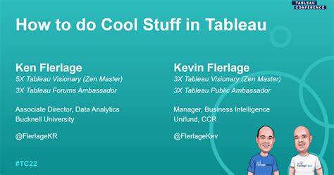 TC22 How To Do Cool Stuff In Tableau The Flerlage Twins Analytics