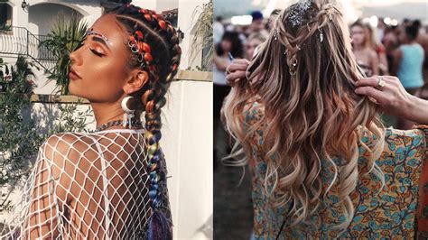 Festival Hair Coachella Hair Ideas Easy Hairstyles For Festivals