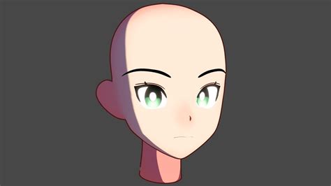 Ive Been Making Another 3d Anime Head M Fiercefire Comms Openのイラスト