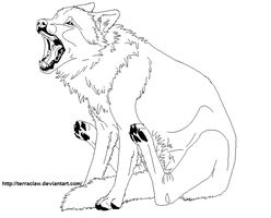 Wolf Couple Free Lineart MS Paint Friendly By Espherio On DeviantArt