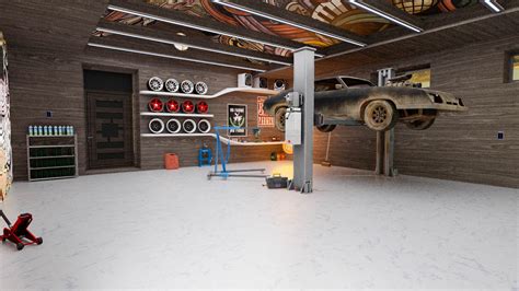 Workshop Garage V10 Fs19 Mod