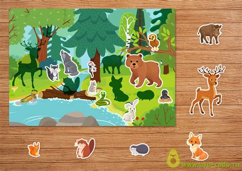 Играйте все игры раскраски онлайн бесплатно. Развивающая игра на липучках животные леса скачать ...