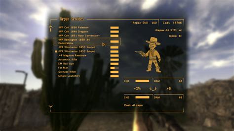 Barter And Repair Menus And Console Command Hotkeys At Fallout New