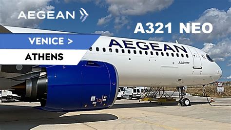 Fantastic Aegean Airlines A321neo Economy Class Flight Review Venice