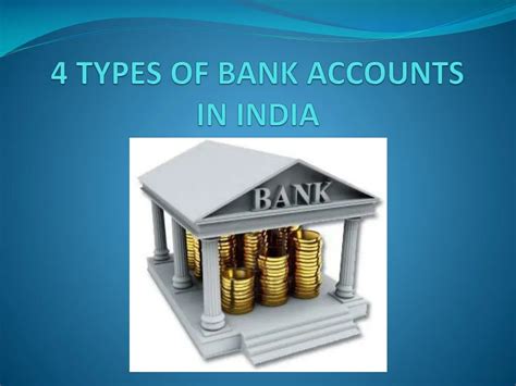 Ppt Types Of Bank Accounts In India Powerpoint Presentation Free