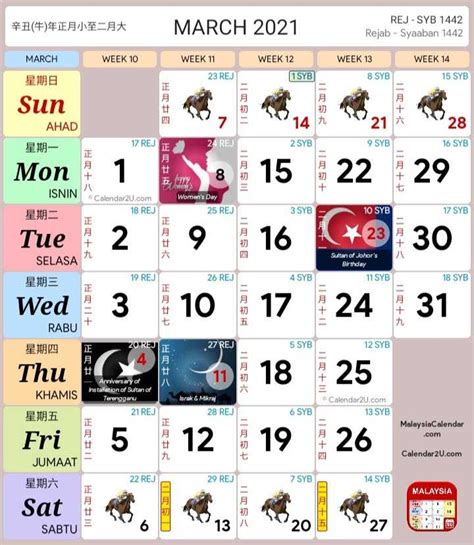Nah lebaran 2021 kapan dan bulan apa ya berikut. Kalendar 2021 Cuti Sekolah Malaysia (Kalendar Kuda PDF)