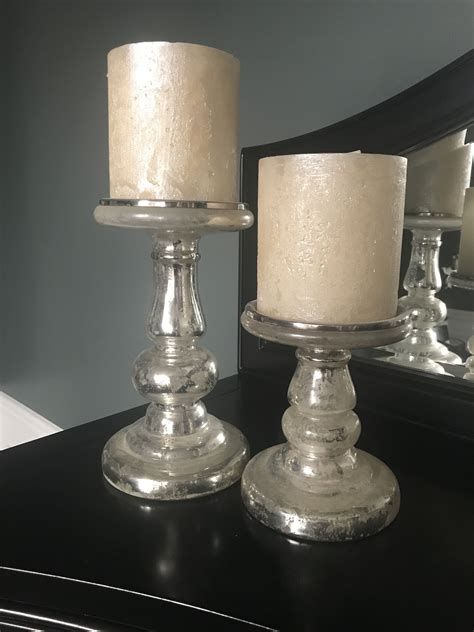 Pottery Barn Mercury Candle Holders Candle Holders Pottery Barn