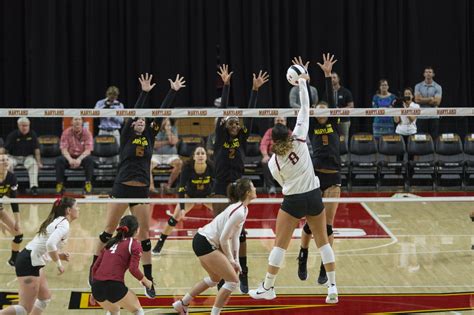 Maryland Volleyball Sweeps Rutgers On The Road