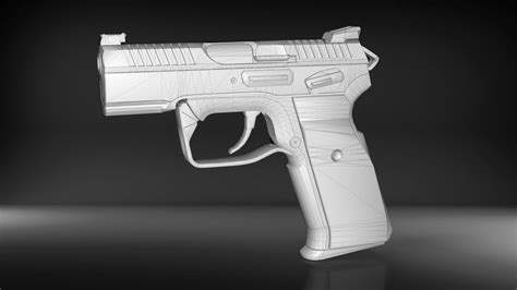 Gun Pistol Weapon 3d Model Turbosquid 1673579