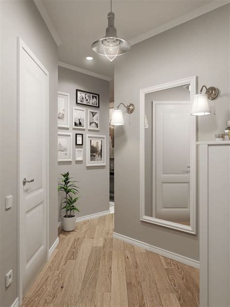 This is the best place to easily pick or convert a color for a web design project. A light grey and white hallway. Looks bright and friendly ...