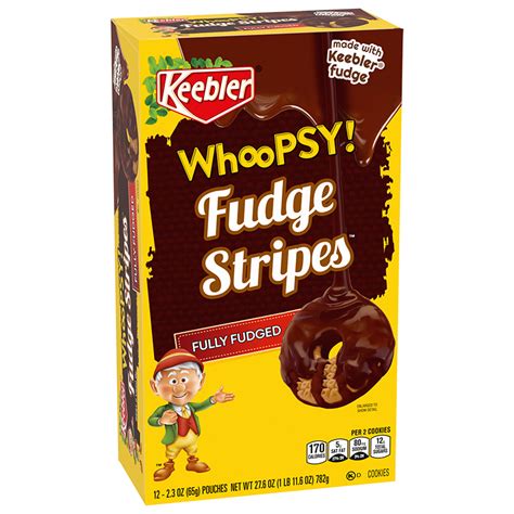Keebler® Whoopsy Fudge Stripes™ Cookies Fully Fudged Mint Keebler