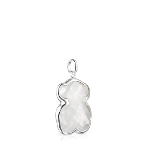 Silver And Rock Crystal Sweet Dolls Color Pendant Tous