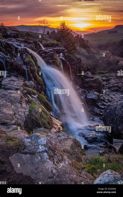 Loup Of Fintry At Sunset Stock Photo Alamy