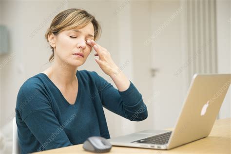 Tired Woman Stock Image C0389185 Science Photo Library