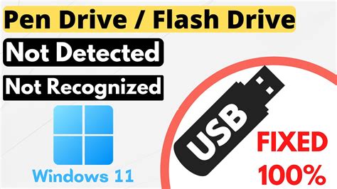 Usb Flash Drive Not Showing In My Computer Windows 11 Usb Detected