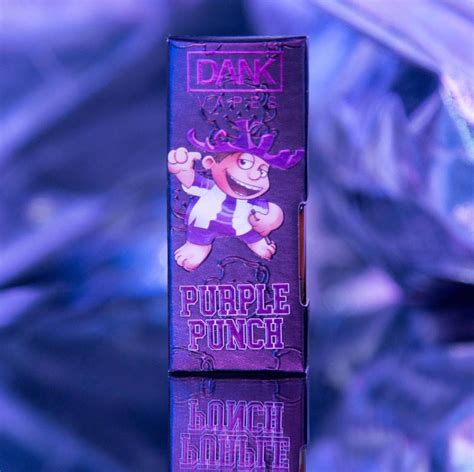 Purple Punch Dank Vapes Full Gram Cartridges For Sale