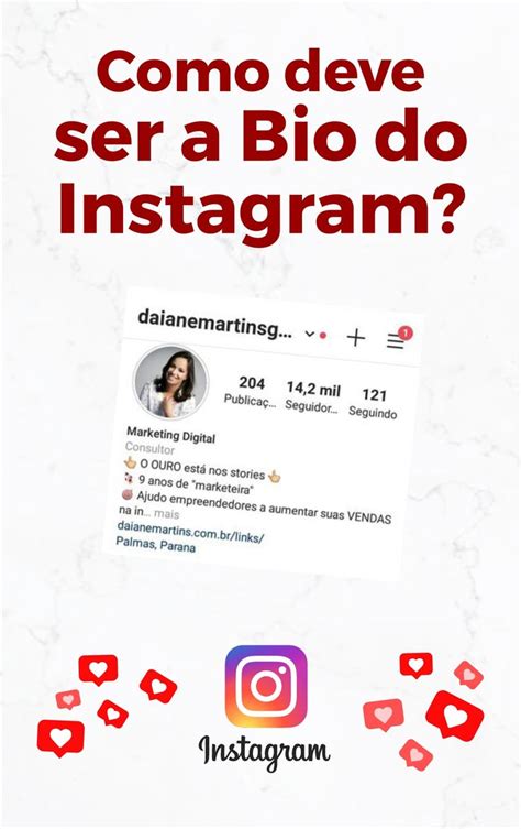 Como Deve Ser A Bio Do Instagram Social Media Digital Marketing