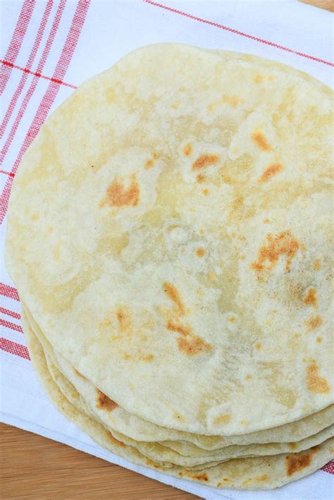 Homemade Flour Tortillas Rick Baylesss Recipe Homemade