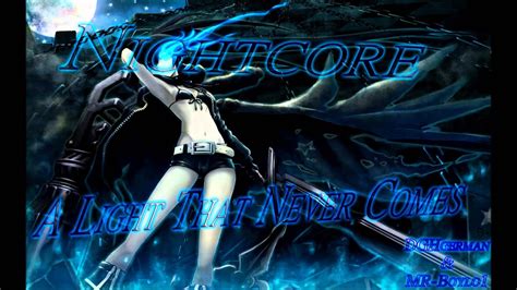 Nightcore A Light That Never Comes Hq Request Youtube