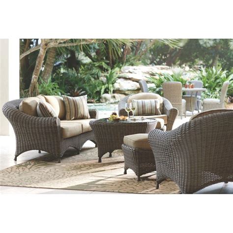 Martha stewart living replacement cushions | martha stewart living patio cushions. Martha Stewart Living Lake Adela Weathered Gray 6-Piece ...