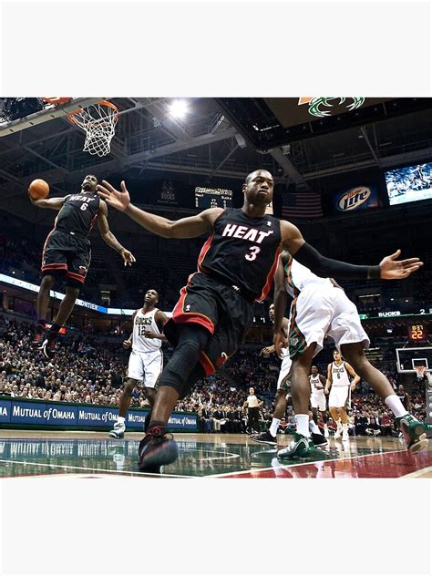 Lebron James Dwyane Wade Iconic Dunk Posters Sold By Mila Sku 754606