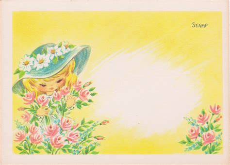5 Adorable Vintage Post Card Clip Art Images Oh So Nifty