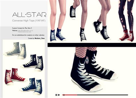 Modernsims Converse High Tops For Yaf