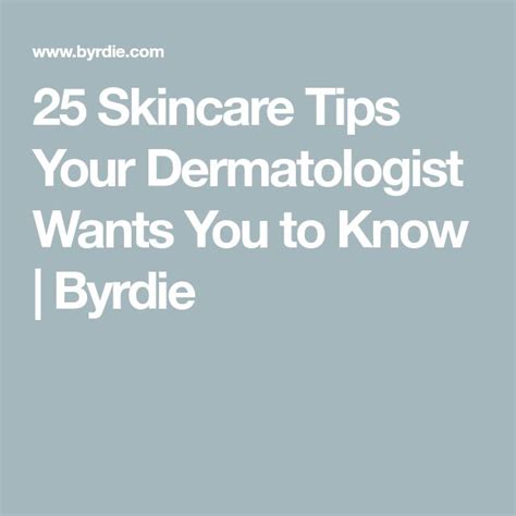 25 Skincare Tips Dermatologists And Estheticians Know That You Dont