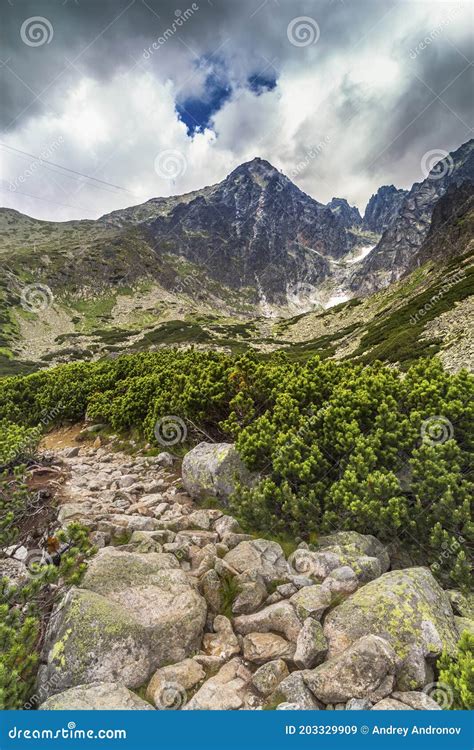 Lomnicky Stit Is The Second Highest Peak In The Tatra Mountains Stock