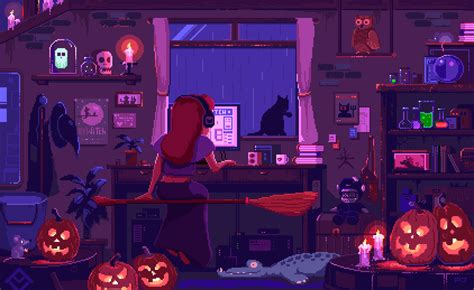 Halloween Chill Pixel Jeff On Artstation At