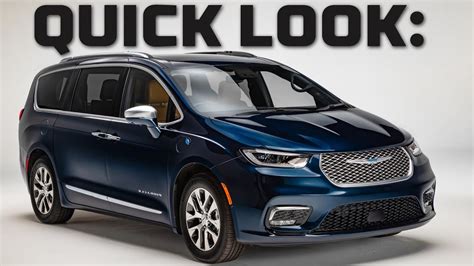 Quick Look At A Minivan 2021 New Chrysler Pacifica Walkthrough