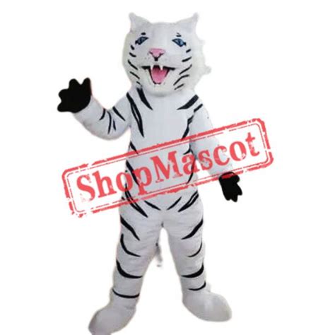 Fierce White Tiger Mascot Costume Mascot Costumes Mascot Costumes