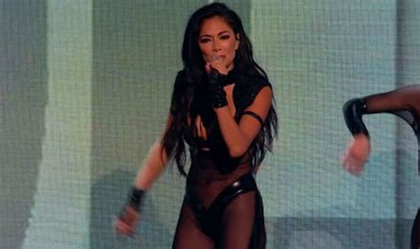 nicole scherzinger x factor judge leaves nothing to the imagination in