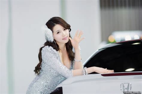 Girl Kute Show Cars Gai Xinh Kute Beauty Han Ga Eun At The Seoul