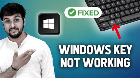 How To Fix Windows Key Not Working On Windows Windows Button Not Working On Keyboard