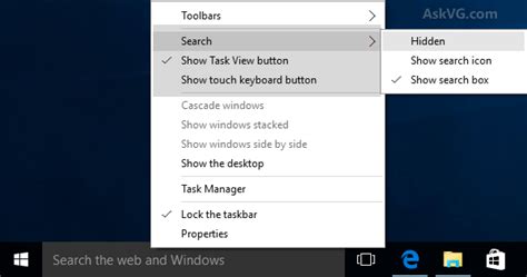 Remove Task View Button From Windows 10 Taskbar Images