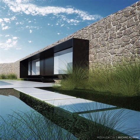 Great House Design The Stone Creates A Natural But