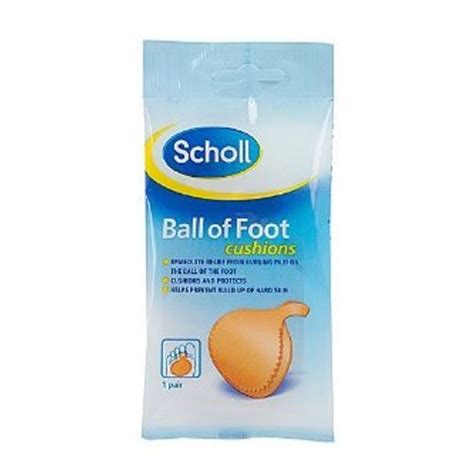 Scholl Ball Of Foot Cushion 1 Pair Easy To Use One Pair Washable And