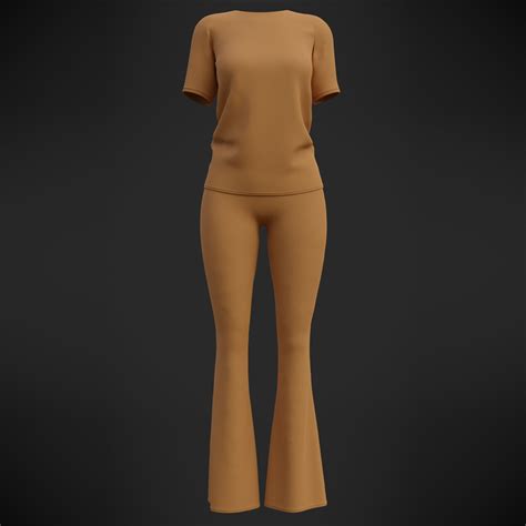 Artstation Female Casual Outfit 3d Clothing Resources