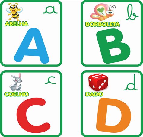 Alfabeto Colorido Para Imprimir Educação Infantil MODISEDU