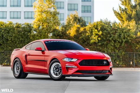 Red Ford Mustang California Special Gt Cs Weld Wheels
