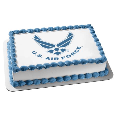 Us Air Force Logo Military Edible Cake Topper Image Abpid08028 A